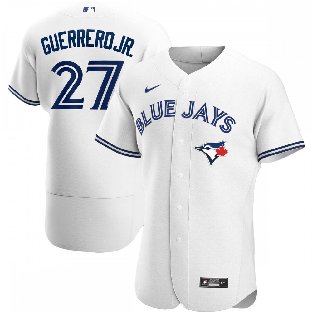 Vladimir Guerrero Jr. Toronto Blue Jays Home Authentic Player Jersey - White-Pro Kit Vault | Brand New 26/27 Sports Jerseys